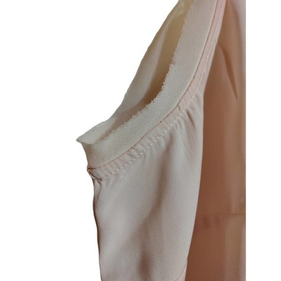 Ophelia Roe NWT light peach/pink color camisole with lace trim woman size medium - Picture 2 of 7